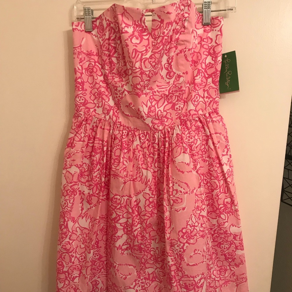 NWT She’s a Fox fit and flair with tie back